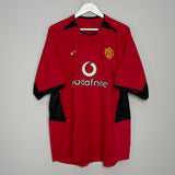 2002/04 MANCHESTER UNITED RONALDO #7 HOME SHIRT (XL) NIKE