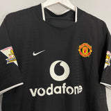 2003/05 MANCHESTER UNITED KEANE #16 AWAY SHIRT (M) NIKE