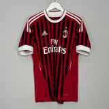 2011/12 AC MILAN IBRAHIMOVIC #11 HOME SHIRT (M) ADIDAS