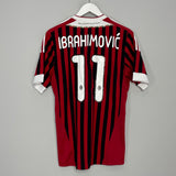 2011/12 AC MILAN IBRAHIMOVIC #11 HOME SHIRT (M) ADIDAS