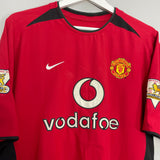 2002/04 MANCHESTER UNITED KEANE #16 HOME SHIRT (M) NIKE