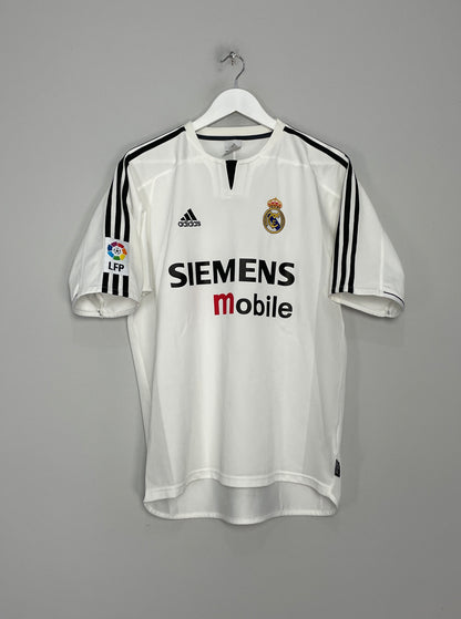 2003/04 REAL MADRID RONALDO #9 HOME SHIRT (M) ADIDAS