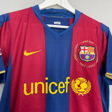 2007/08 BARCELONA MESSI #19 HOME SHIRT (S) NIKE