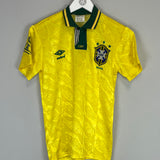 1991/93 BRAZIL HOME SHIRT (L.KIDS) UMBRO