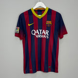 2013/14 BARCELONA MESSI #10 HOME SHIRT (M) NIKE