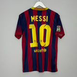 2013/14 BARCELONA MESSI #10 HOME SHIRT (M) NIKE