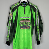 1998/99 NINJA TURTLES X JAPANESE MOVIE MASHUP SHIRT (XL) UMBRO