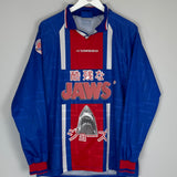 1997/98 JAWS X JAPANESE MOVIE MASHUP SHIRT (L) UMBRO