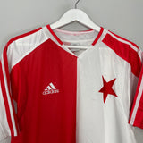 2005/06 SLAVIA PRAGUE HOME SHIRT (L) ADIDAS