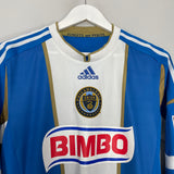 2014/15 PHILADELPHIA UNION *PLAYER ISSUE* L/S HOME SHIRT (M) ADIDAS