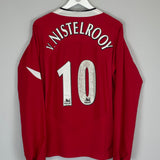 2004/06 MANCHESTER UNITED V.NISTELROOY #10 L/S HOME SHIRT (L) NIKE