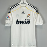 2009/10 REAL MADRID RONALDO #9 HOME SHIRT (M) ADIDAS