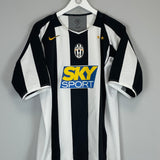 2004/05 JUVENTUS NEDVED #11 HOME SHIRT (L) NIKE