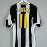 2004/05 JUVENTUS NEDVED #11 HOME SHIRT (L) NIKE