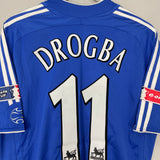 2006/07 CHELSEA DROGBA #11 *FA CUP FINAL* HOME SHIRT (L) ADIDAS