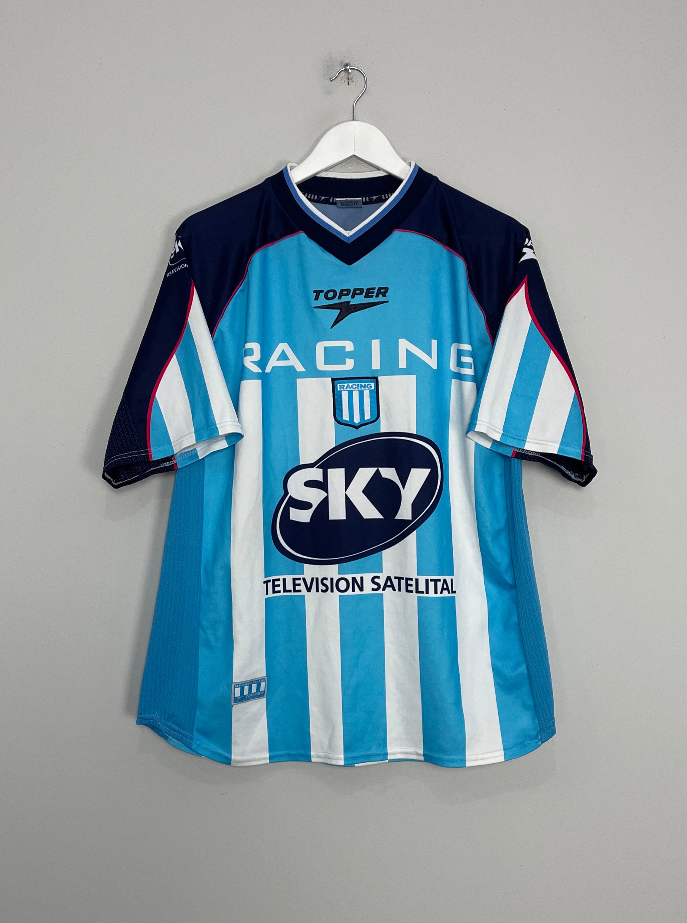 Image of the Racing Club shirt from the 2001/02 season