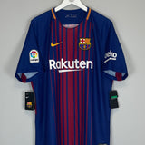 2017/18 BARCELONA MESSI #10 *BNWT* HOME SHIRT (XL) NIKE