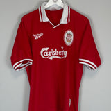 1996/98 LIVERPOOL FOWLER #9 HOME SHIRT (L) REEBOK