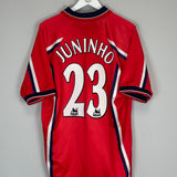 1999/00 MIDDLESBROUGH JUNINHO #23 HOME SHIRT (XXL) ERREA