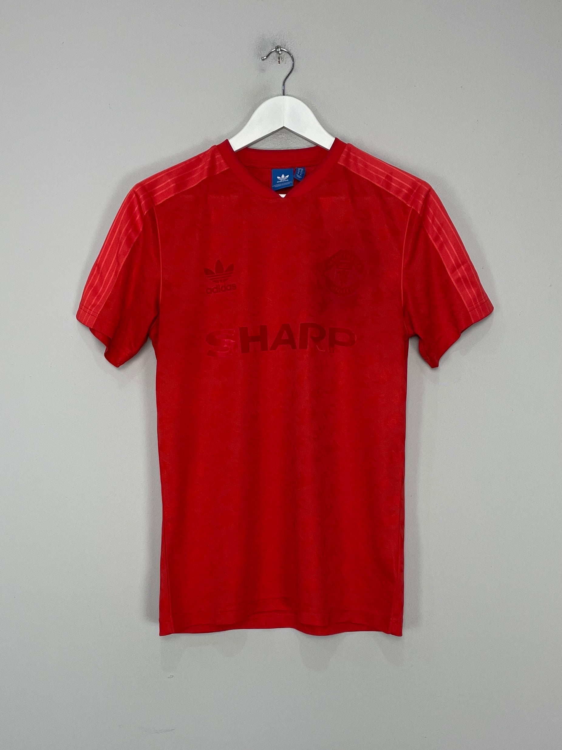 2017/18 MANCHESTER UNITED RETRO SHIRT (M) ADIDAS ORIGINALS