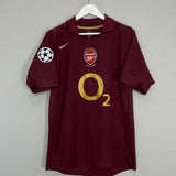 2005/06 ARSENAL HENRY #14 C/L HOME SHIRT (M) NIKE