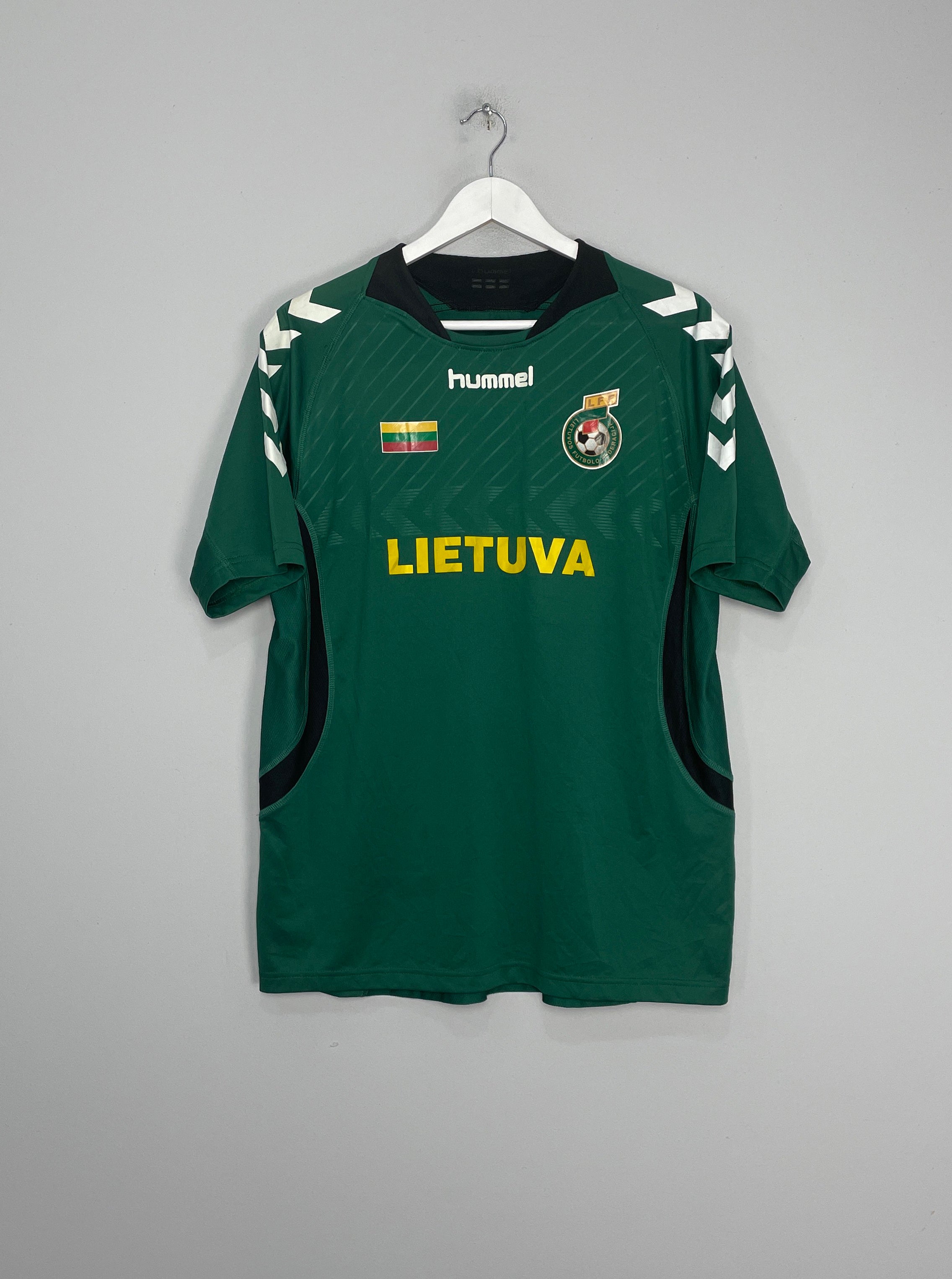 2013/14 LITHUANIA AWAY SHIRT (L) HUMMEL