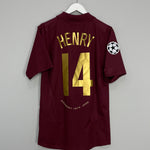 Image of the Arsenal Henry shirt from the 2005/06 season