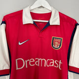 1999/00 ARSENAL BERGKAMP #10 HOME SHIRT (M) NIKE