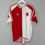 2005/06 SLAVIA PRAGUE HOME SHIRT (L) ADIDAS