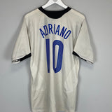 2005/06 INTER MILAN ADRIANO #10 AWAY SHIRT (L) NIKE