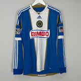 2014/15 PHILADELPHIA UNION *PLAYER ISSUE* L/S HOME SHIRT (M) ADIDAS