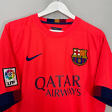 2014/15 BARCELONA MESSI #10 AWAY SHIRT (XL) NIKE