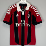 2012/13 AC MILAN IBRAHIMOVIC #11 HOME SHIRT (M) ADIDAS