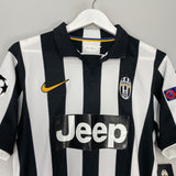 2014/15 JUVENTUS TEVEZ #11 *BNWT* C/L HOME SHIRT (M) NIKE