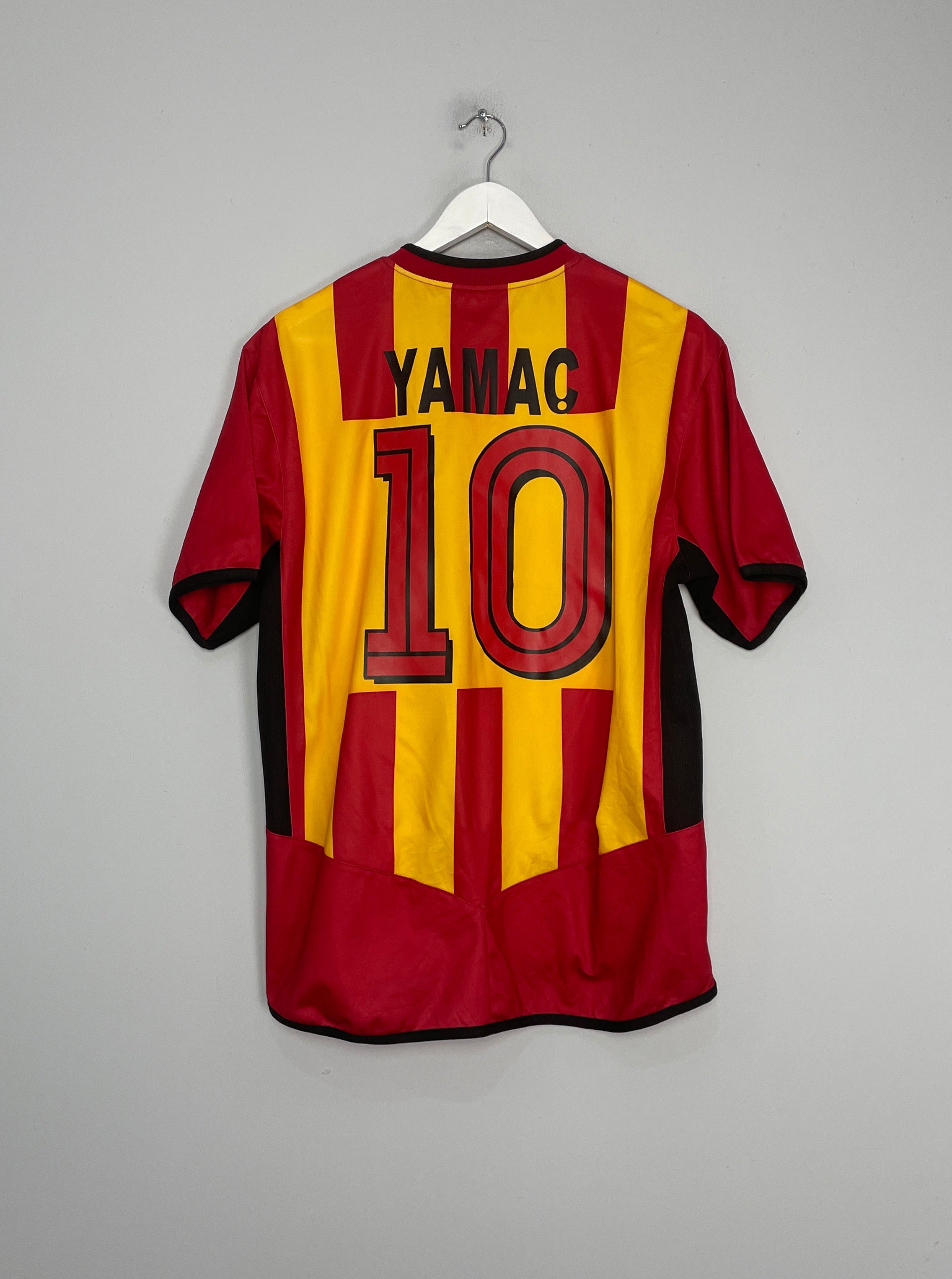 2004/05 GALATASARAY YAMAC #10 HOME SHIRT (M) UMBRO