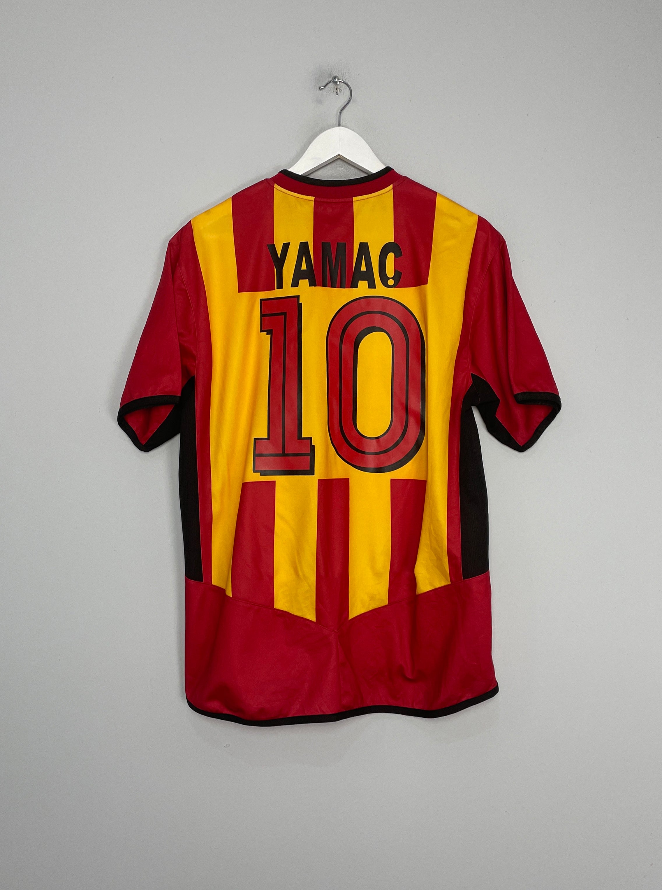 2004/05 GALATASARAY YAMAC #10 HOME SHIRT (M) UMBRO