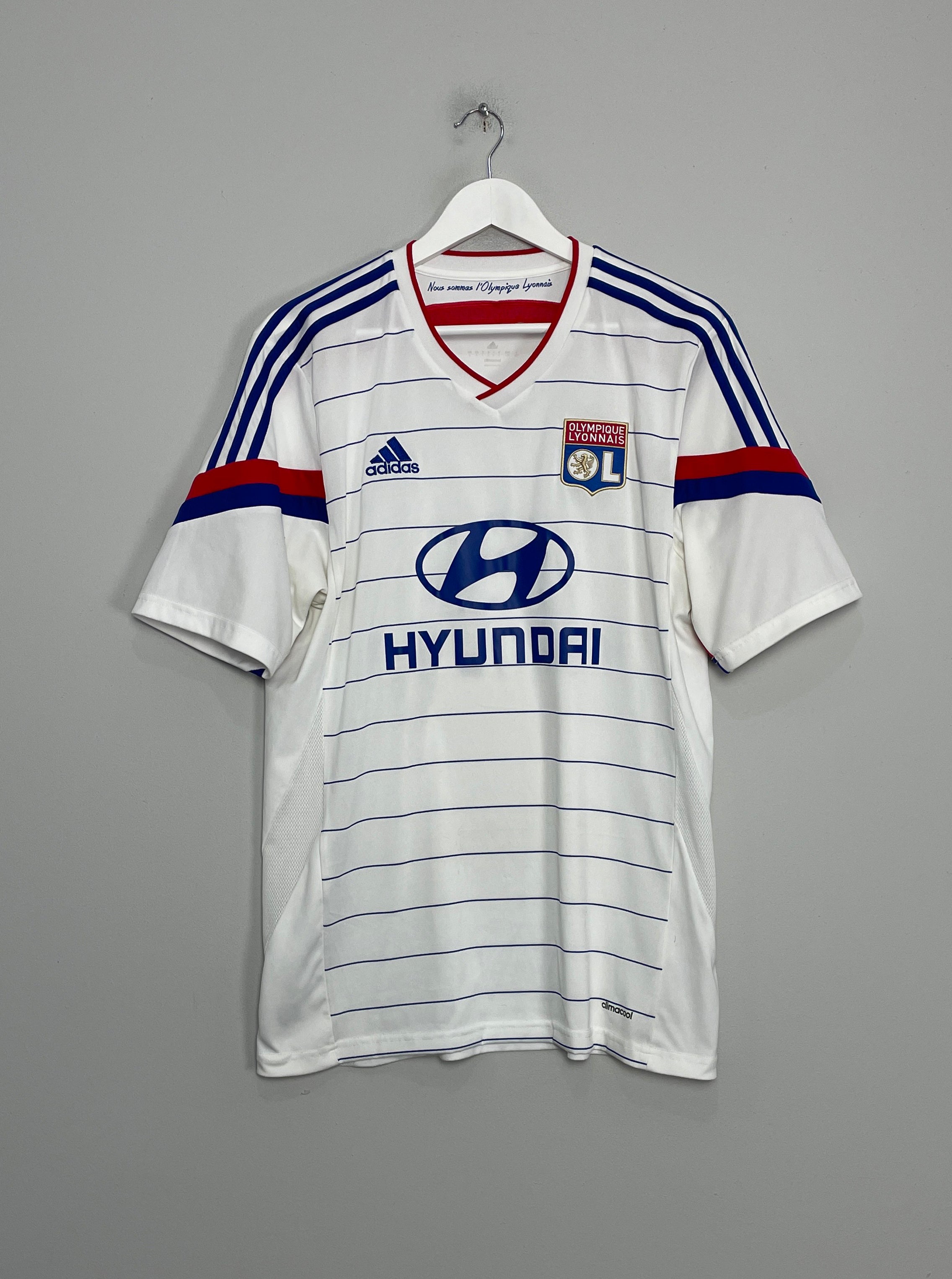 2014/15 LYON HOME SHIRT (L) ADIDAS