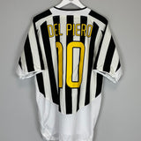 2003/04 JUVENTUS DEL PIERO #10 HOME SHIRT (XL) NIKE