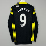 2010/11 LIVERPOOL TORRES #9 *PLAYER ISSUE* BNWT L/S THIRD SHIRT (L) ADIDAS