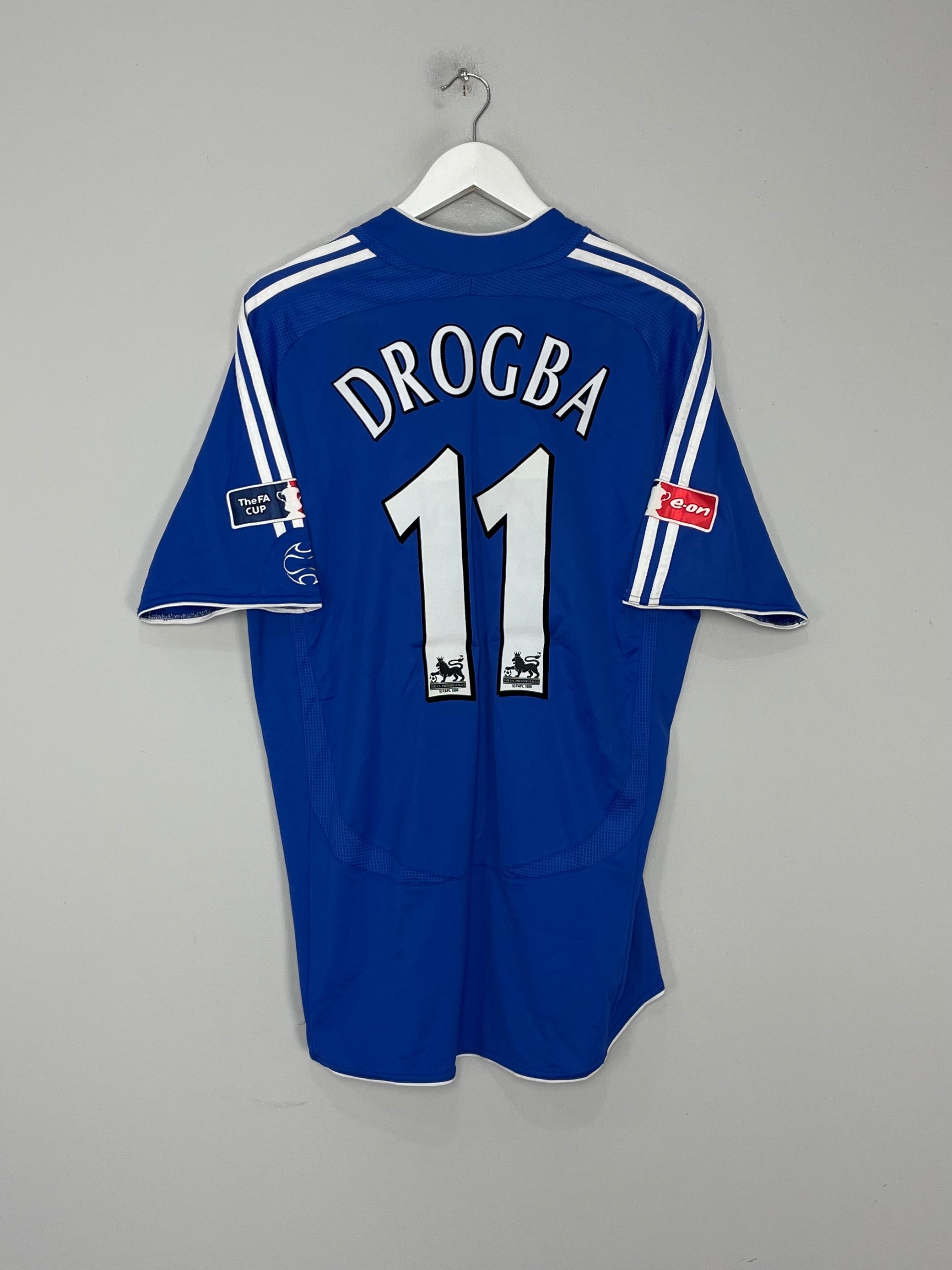 2006/07 CHELSEA DROGBA #11 *FA CUP FINAL* HOME SHIRT (L) ADIDAS