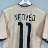 2003/04 JUVENTUS NEDVED #11 AWAY SHIRT (M) NIKE