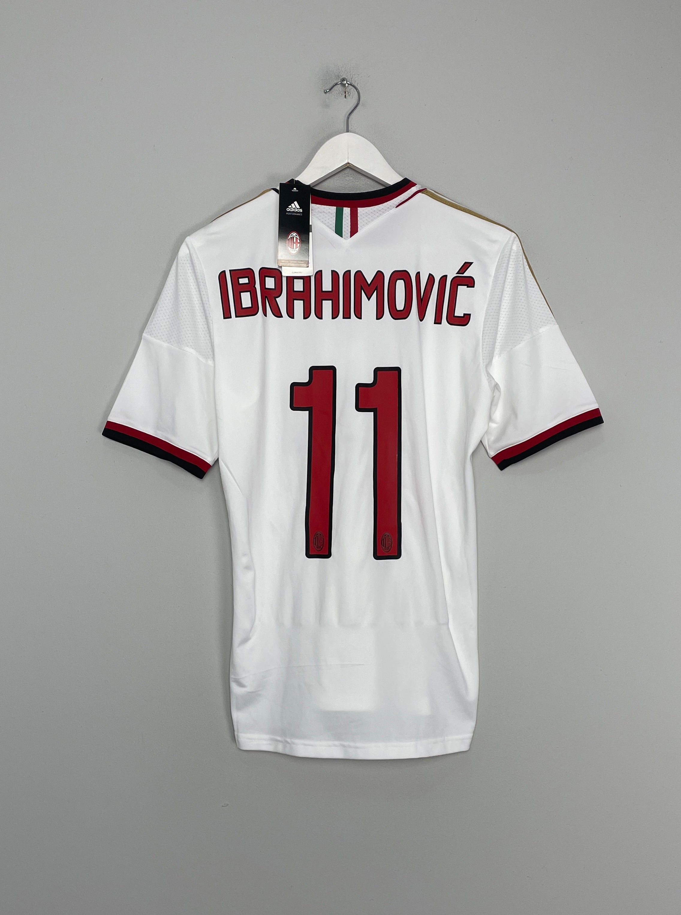 2013/14 AC MILAN IBRAHIMOVIC #11 *BNWT* AWAY SHIRT (S) ADIDAS