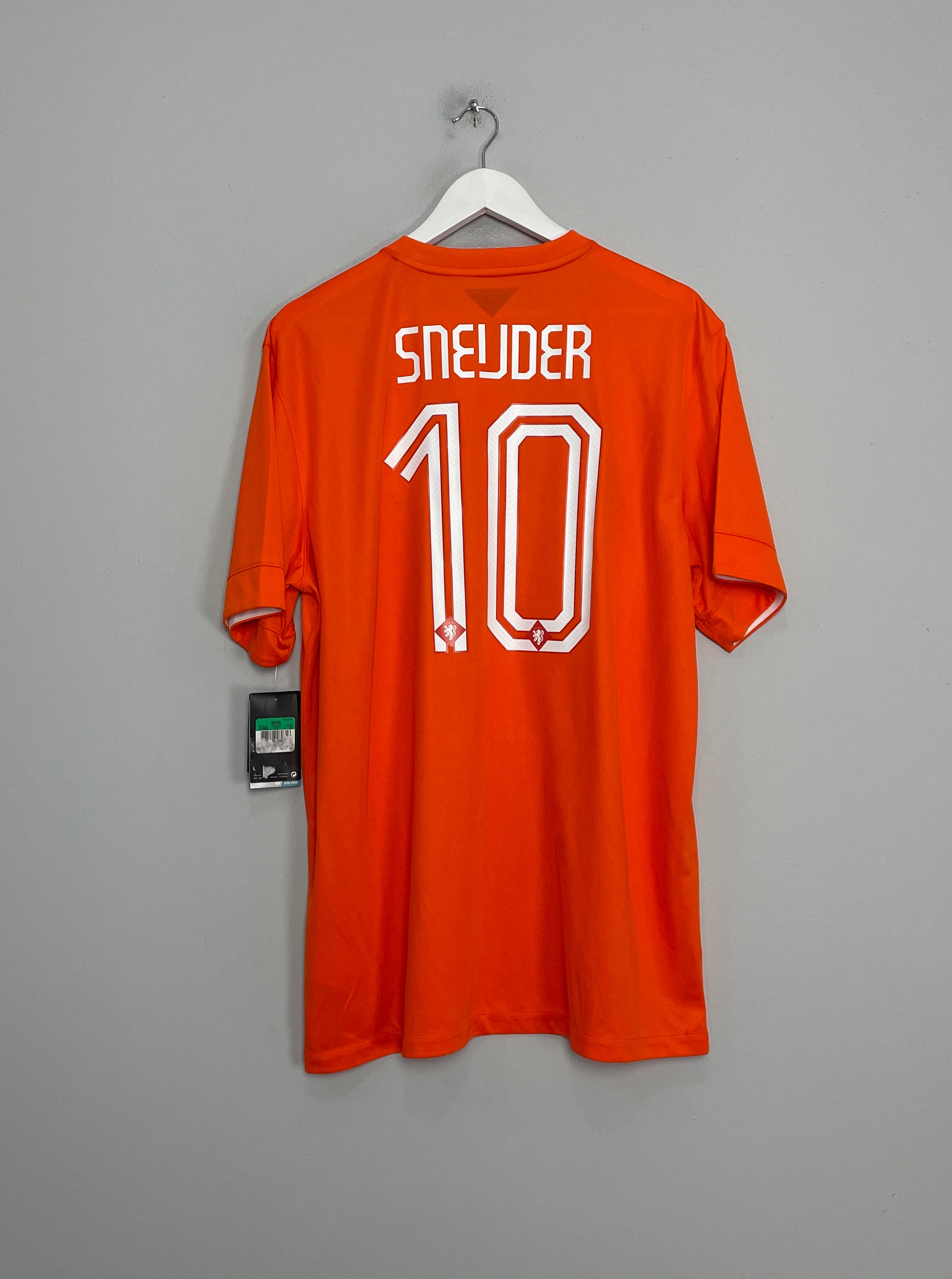 2014/15 NETHERLANDS SNEIJDER #10 *BNWT* HOME SHIRT (XL) NIKE