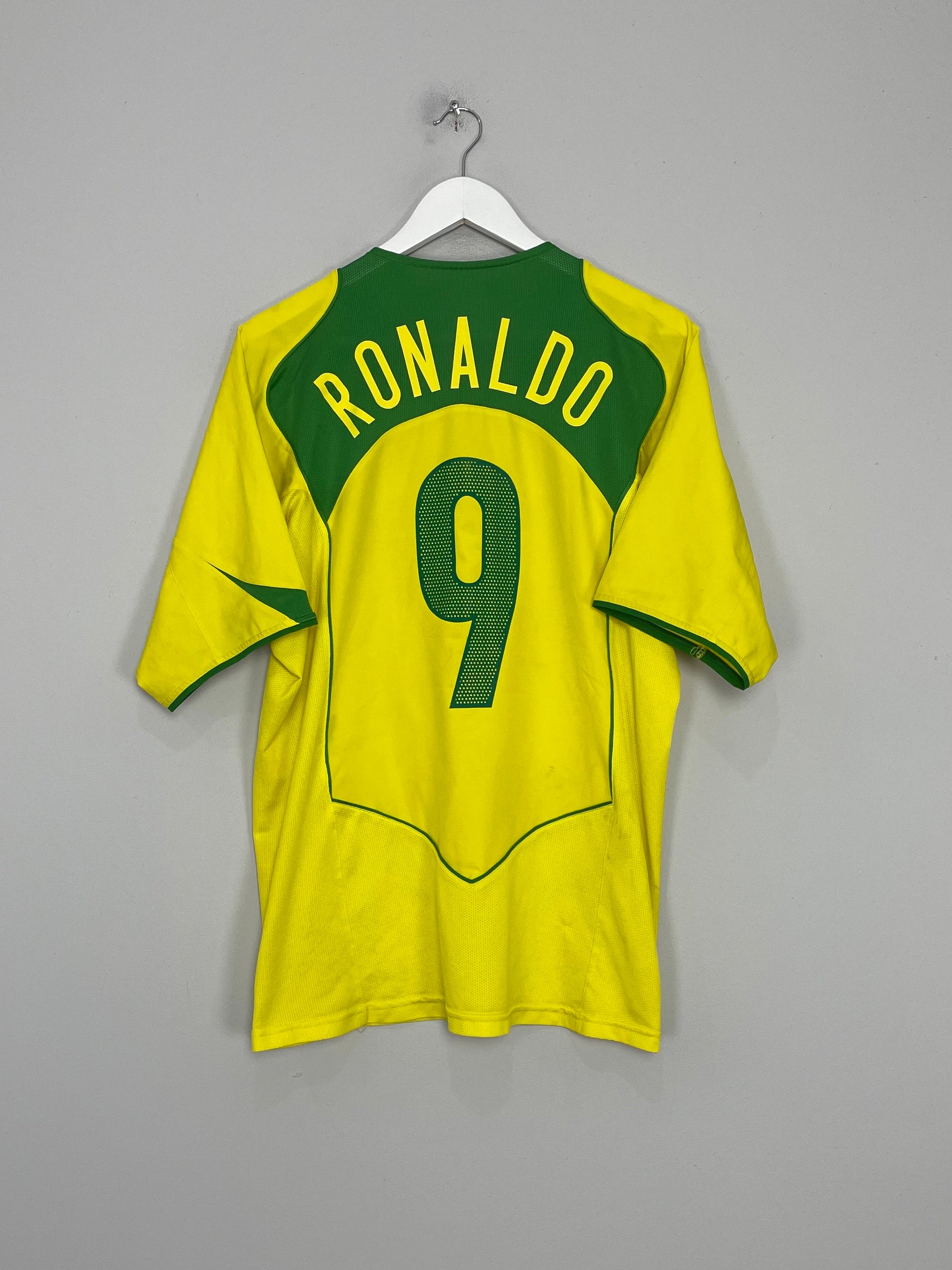 BRASIL 2002 2004 HOME FOOTBALL SHIRT SOCCER JERSEY LONG SLEEVE