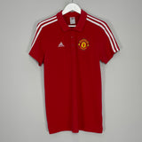 2016/17 MANCHESTER UNITED POLO SHIRT (M) ADIDAS