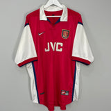 1998/99 ARSENAL BERGKAMP #10 HOME SHIRT (XXL) NIKE