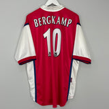 1998/99 ARSENAL BERGKAMP #10 HOME SHIRT (XXL) NIKE