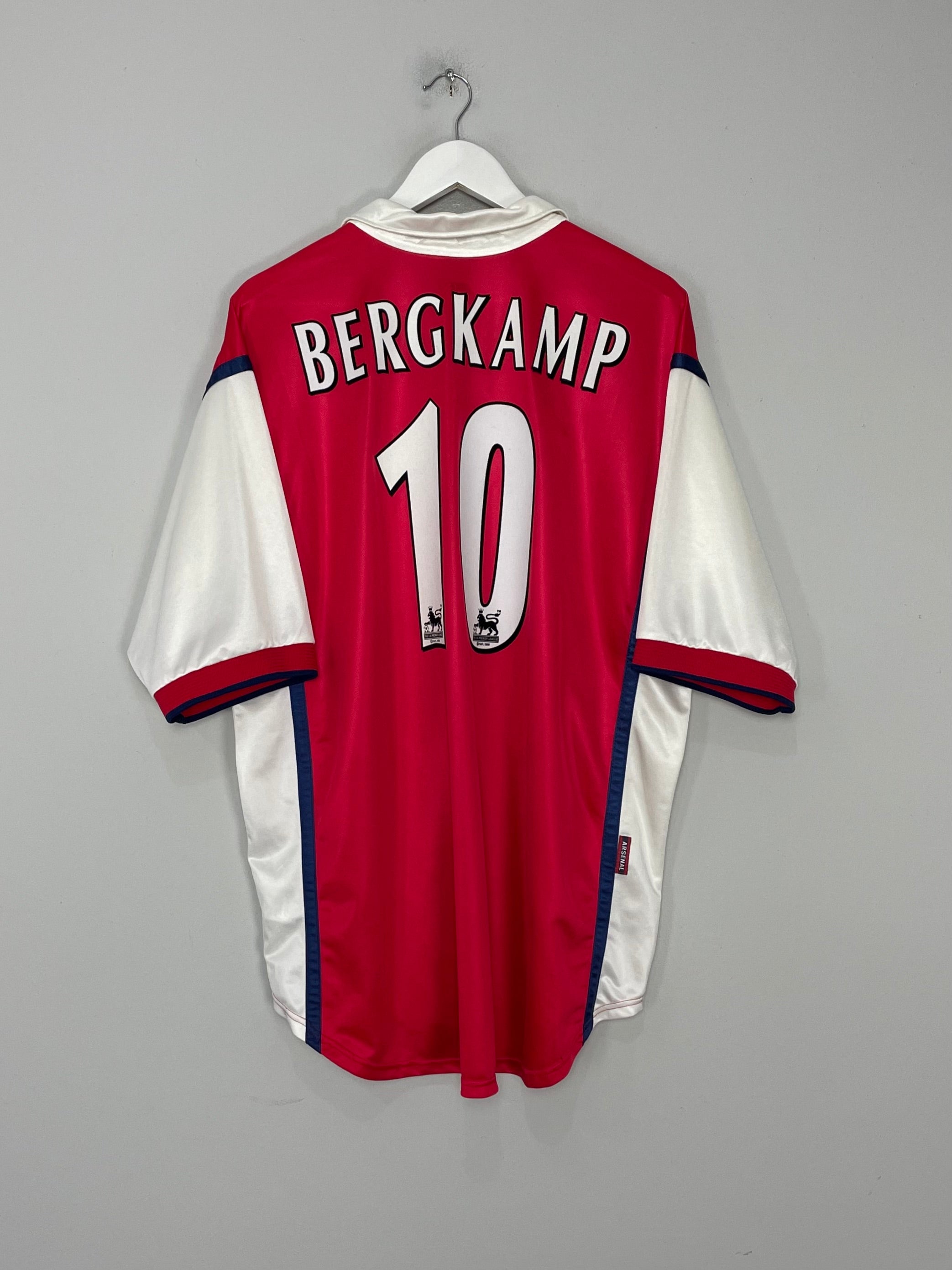 1998/99 ARSENAL BERGKAMP #10 HOME SHIRT (XXL) NIKE