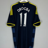 2009/10 CHELSEA DROGBA #11 AWAY SHIRT (XL) ADIDAS