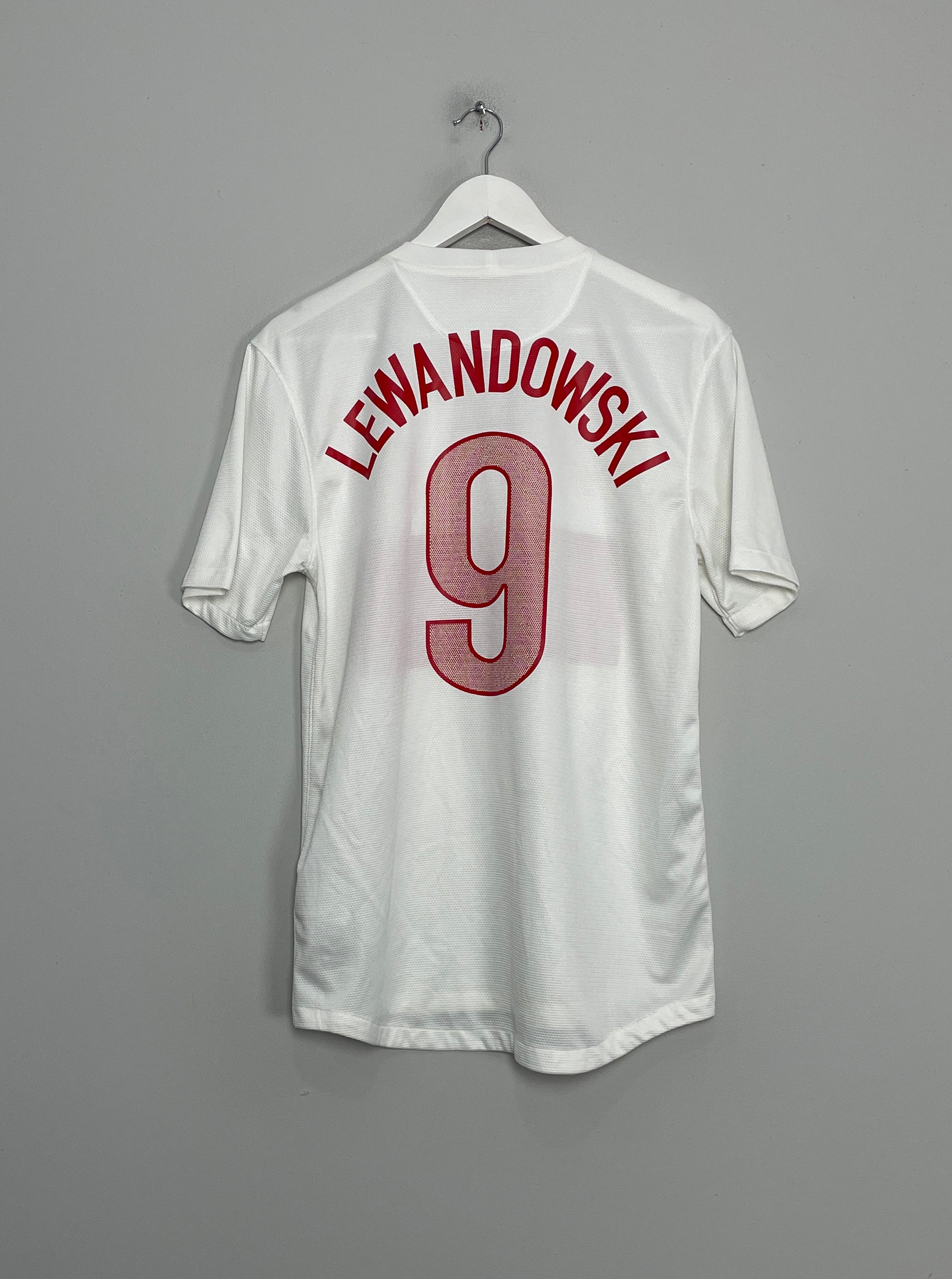 2012/13 POLAND LEWANDOWSKI #9 HOME SHIRT (M) NIKE